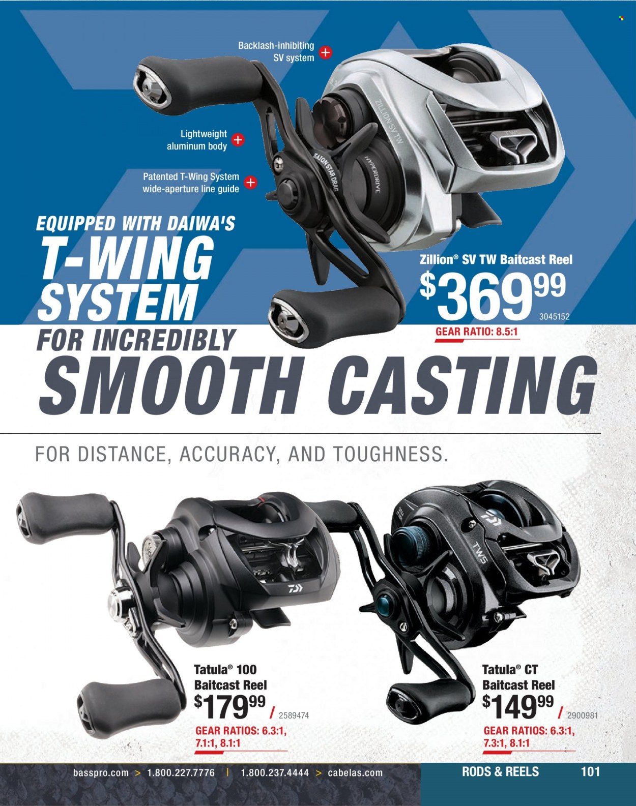 Bass Pro Shops + Cabela's Fishing Master Catalog 2023 - Page 11