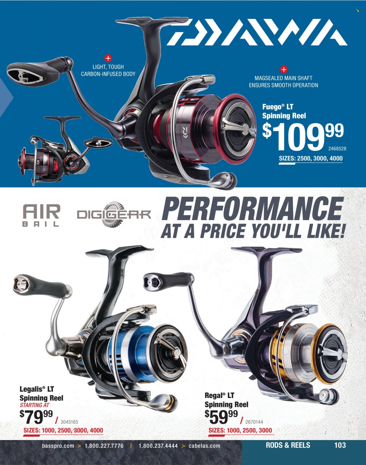 Bass Pro Shops + Cabela's Fishing Master Catalog 2023 - Page 13