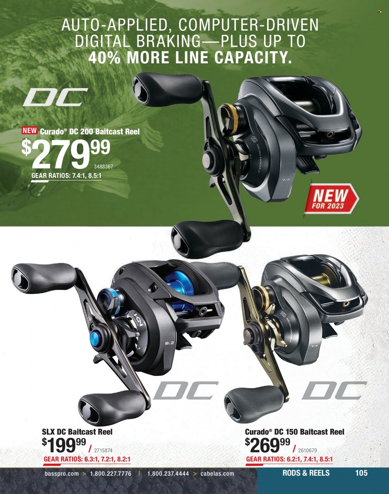 Bass Pro Shops + Cabela's Fishing Master Catalog 2023 - Page 15