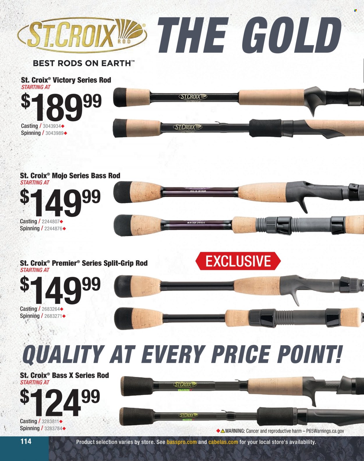 Bass Pro Shops + Cabela's Fishing Master Catalog 2023 - Page 25