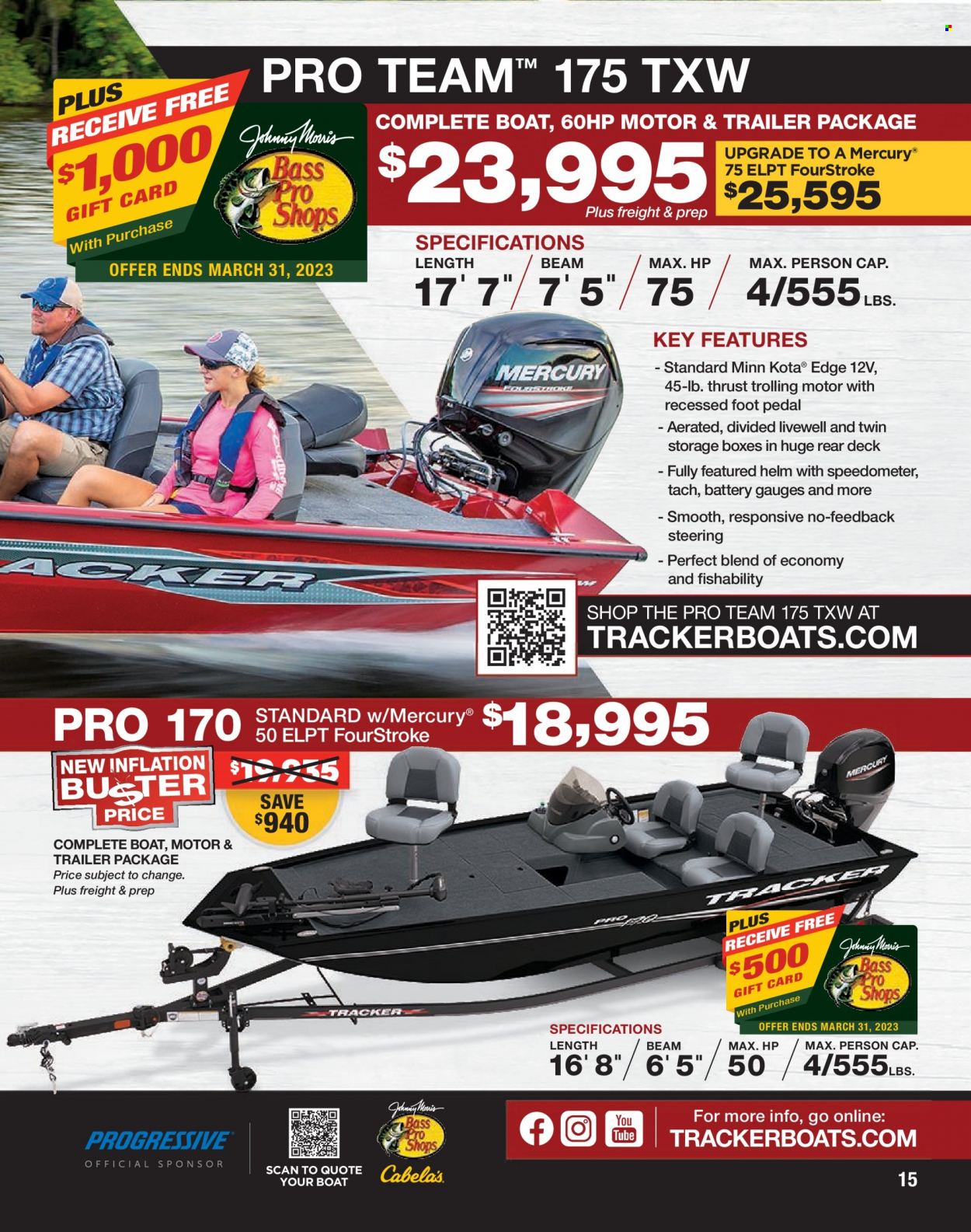 Bass Pro Shops + Cabela's Fishing Master Catalog 2023 - Page 75