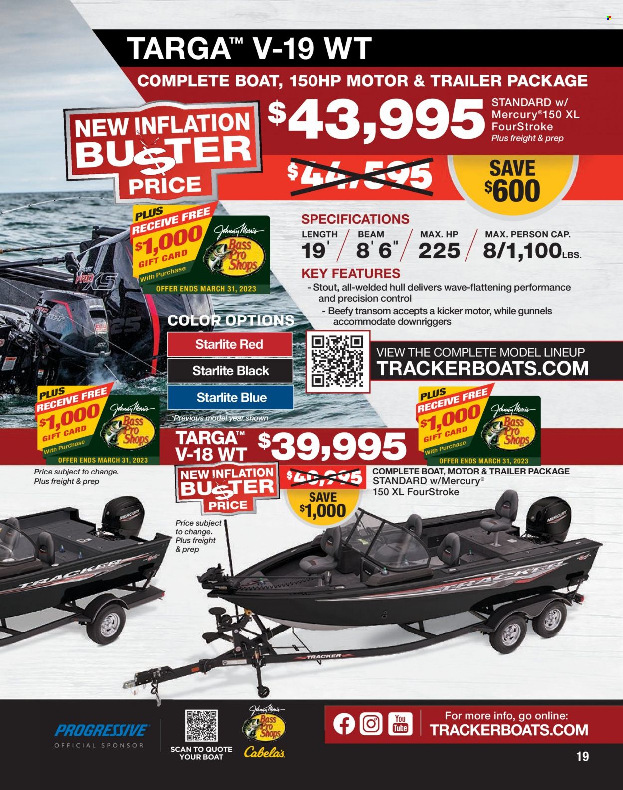Bass Pro Shops + Cabela's Fishing Master Catalog 2023 - Page 119