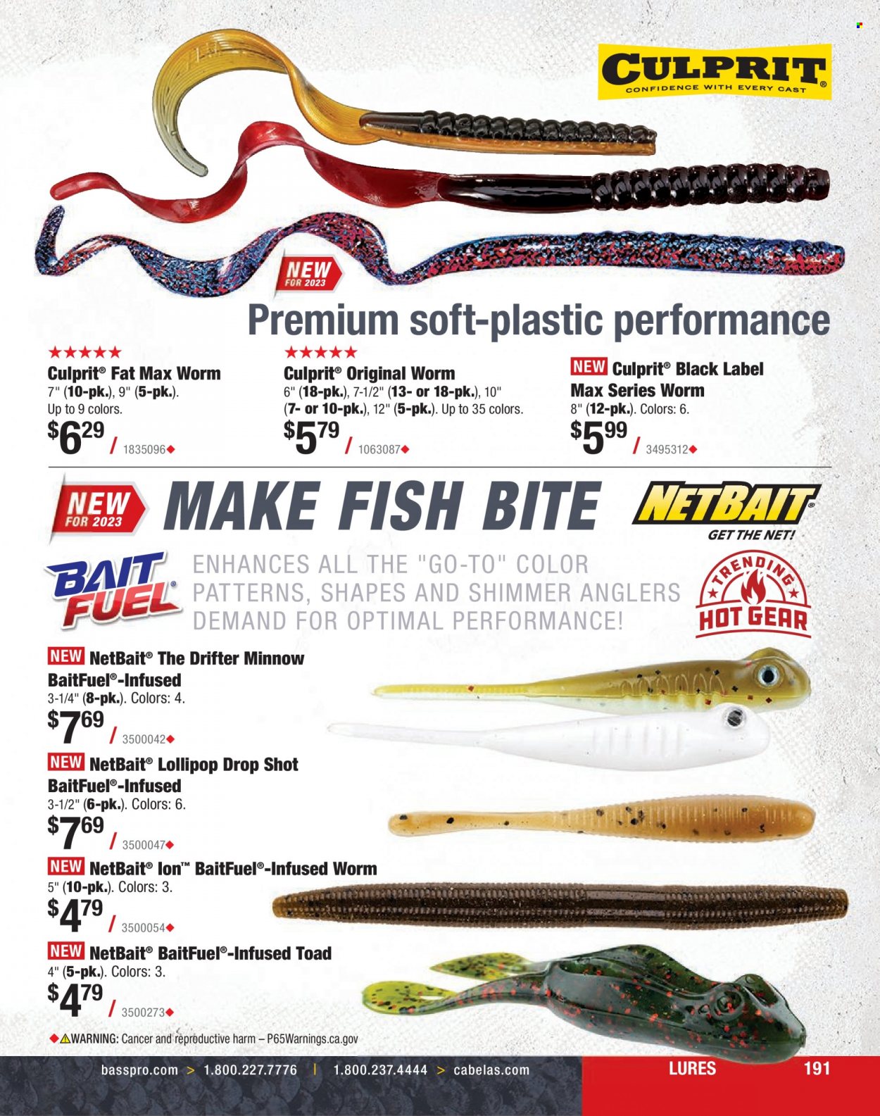 Bass Pro Shops + Cabela's Fishing Master Catalog 2023 - Page 110