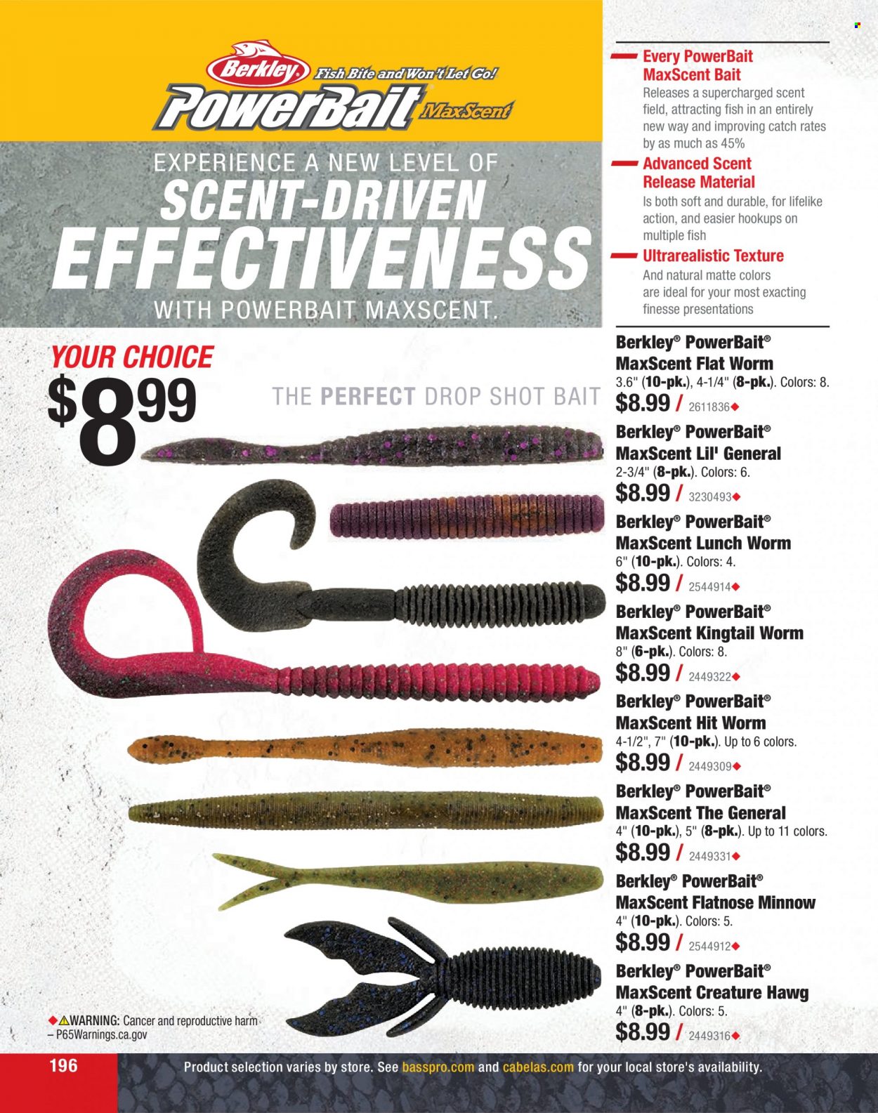 Bass Pro Shops + Cabela's Fishing Master Catalog 2023 - Page 115