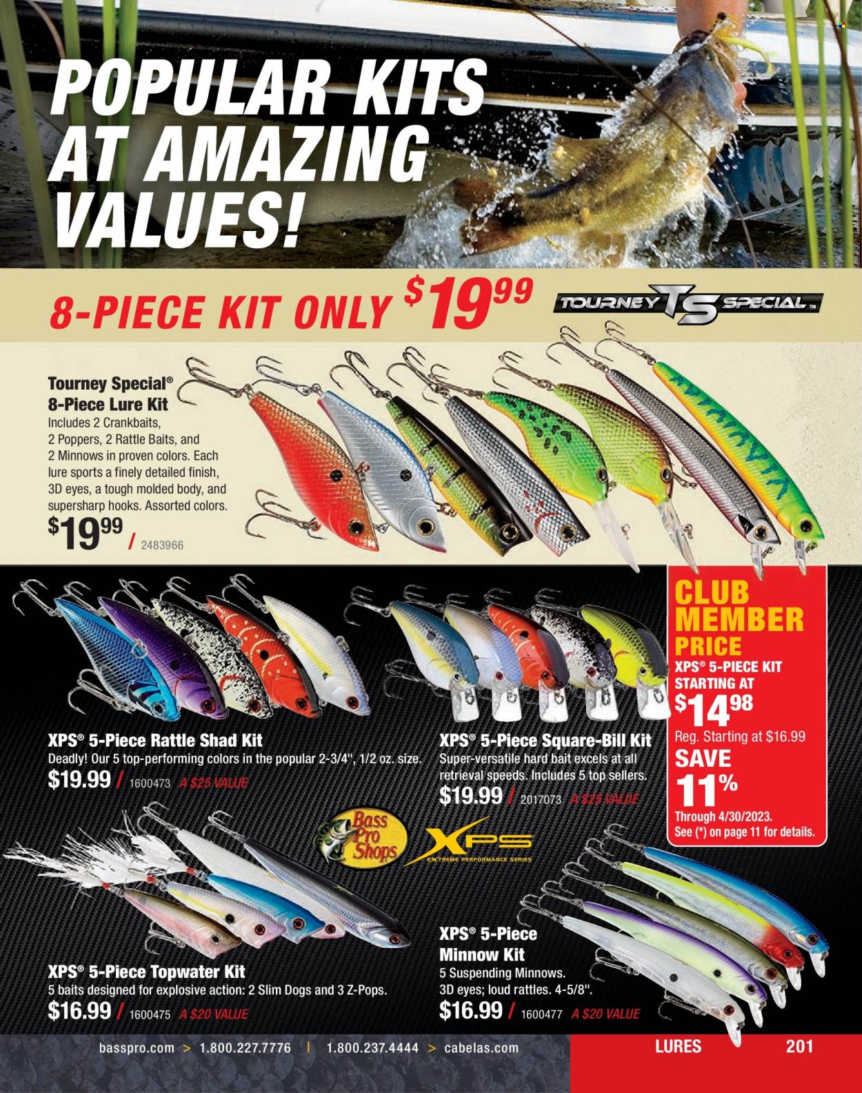 Bass Pro Shops + Cabela's Fishing Master Catalog 2023 - Page 121