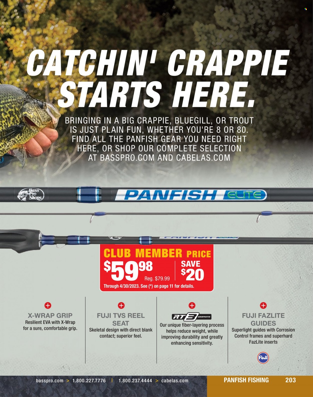Bass Pro Shops + Cabela's Fishing Master Catalog 2023 - Page 123