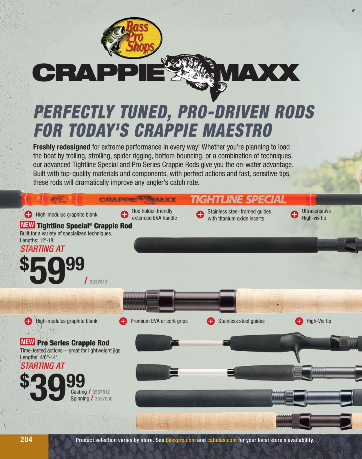 Bass Pro Shops + Cabela's Fishing Master Catalog 2023 - Page 124