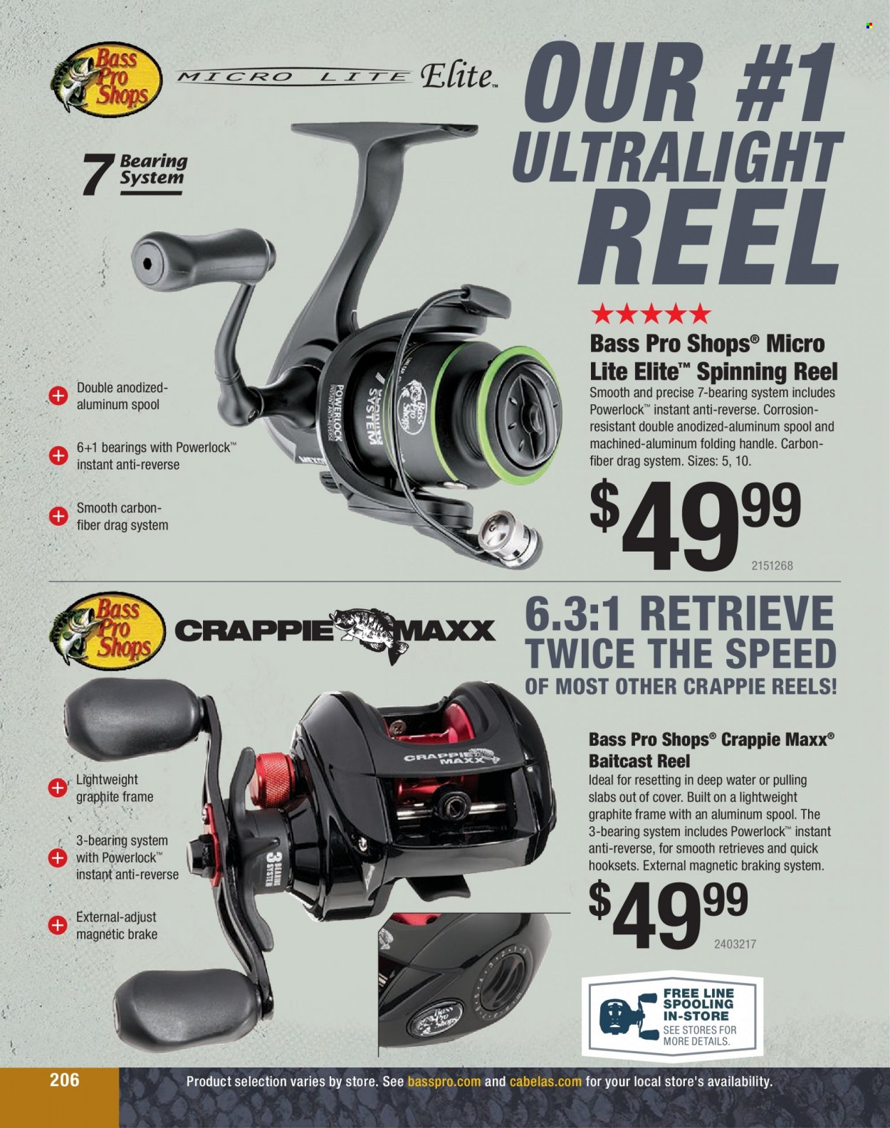 Bass Pro Shops + Cabela's Fishing Master Catalog 2023 - Page 126
