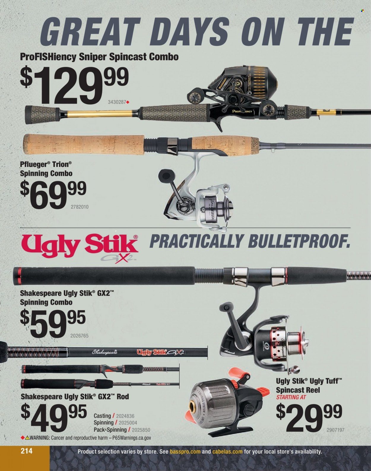 Bass Pro Shops + Cabela's Fishing Master Catalog 2023 - Page 135