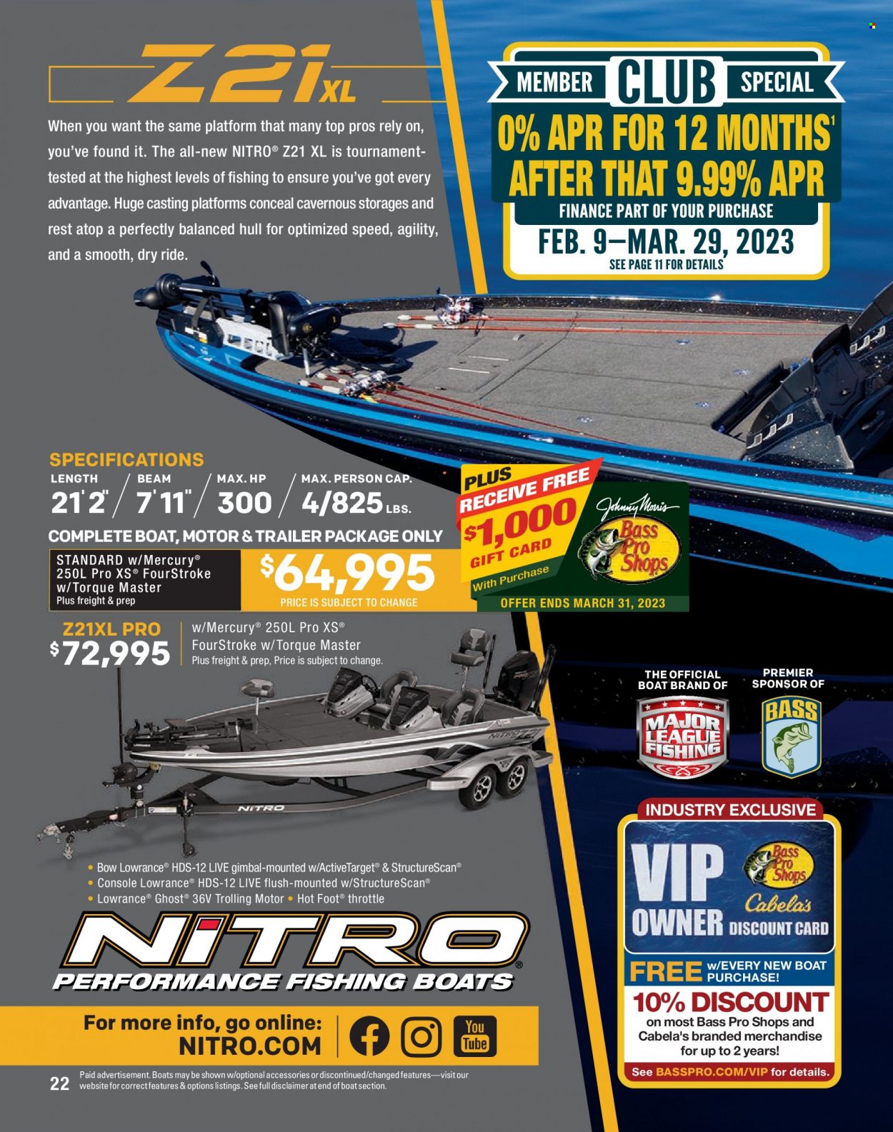 Bass Pro Shops + Cabela's Fishing Master Catalog 2023 - Page 152