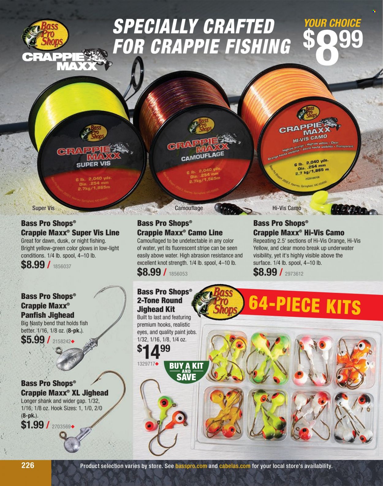 Bass Pro Shops + Cabela's Fishing Master Catalog 2023 - Page 148