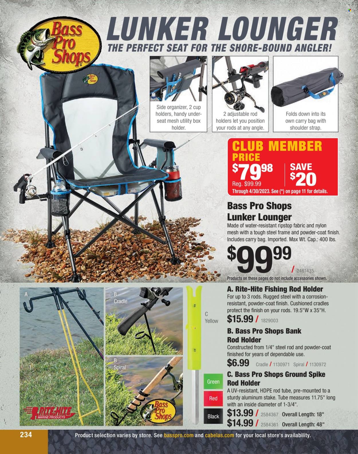 Bass Pro Shops + Cabela's Fishing Master Catalog 2023 - Page 157
