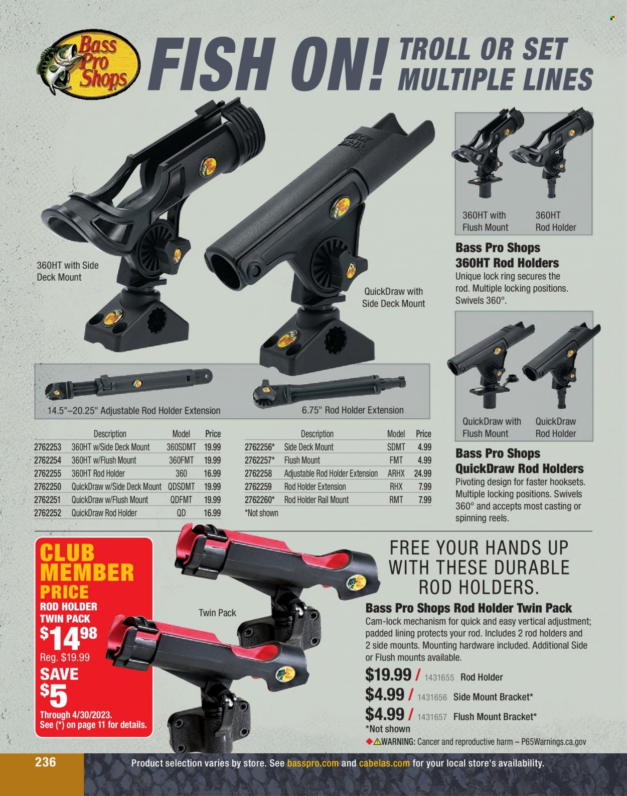 Bass Pro Shops + Cabela's Fishing Master Catalog 2023 - Page 159
