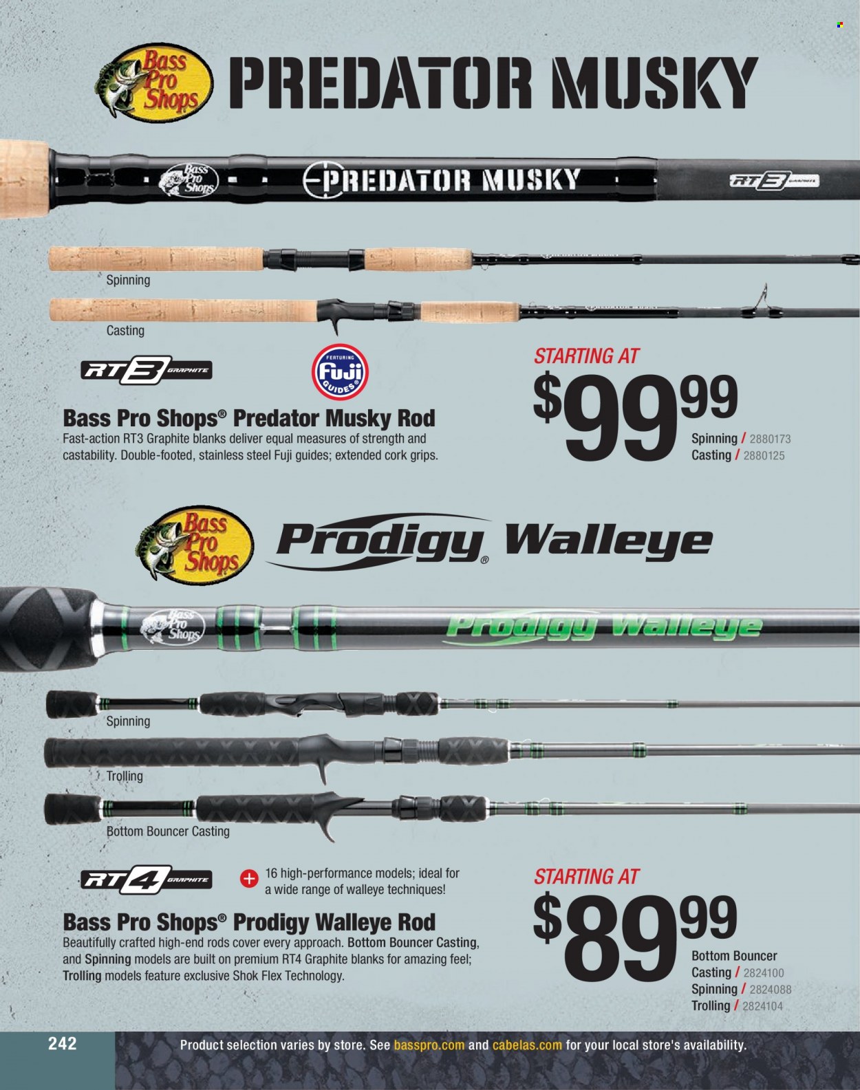 Bass Pro Shops + Cabela's Fishing Master Catalog 2023 - Page 166
