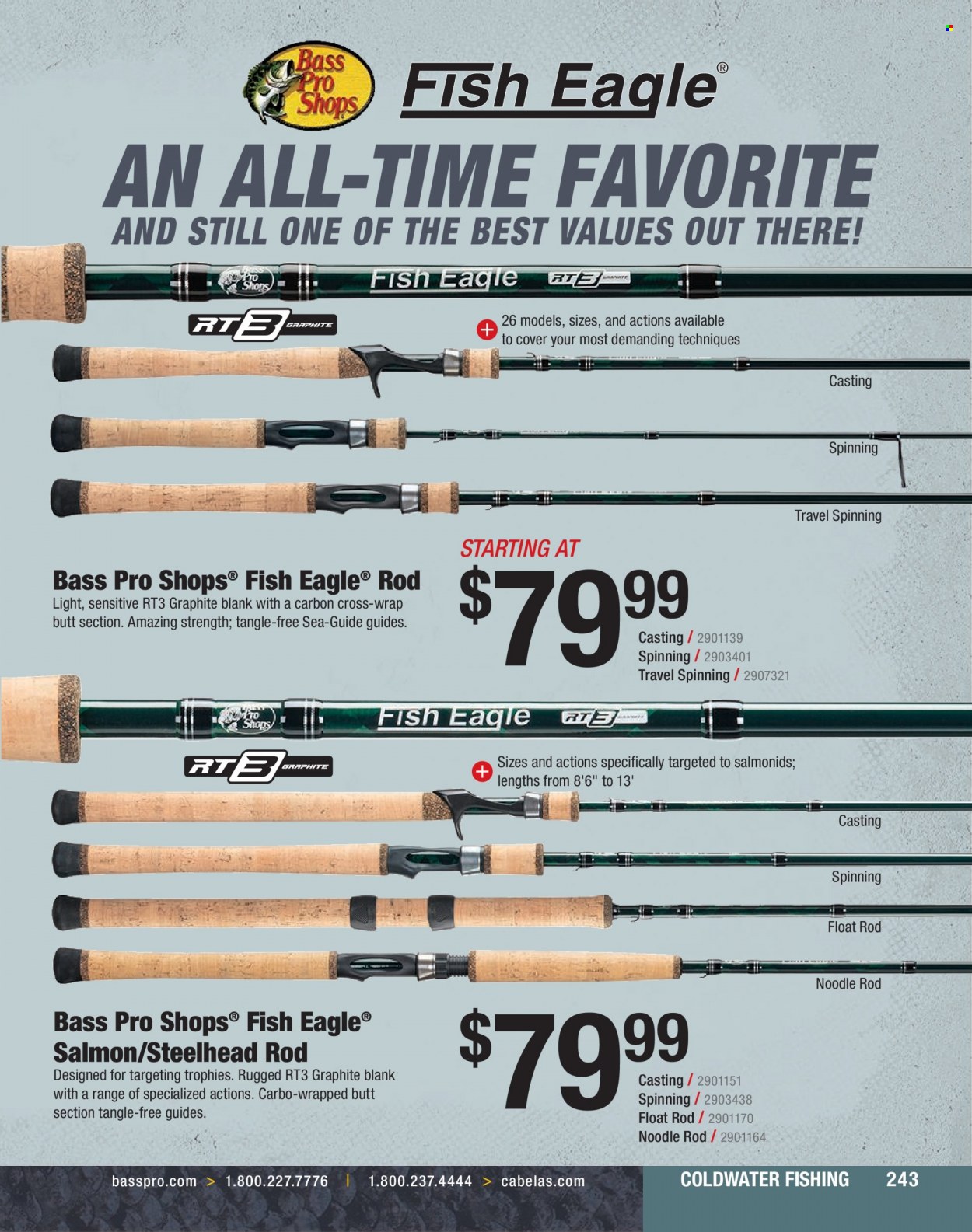 Bass Pro Shops + Cabela's Fishing Master Catalog 2023 - Page 167