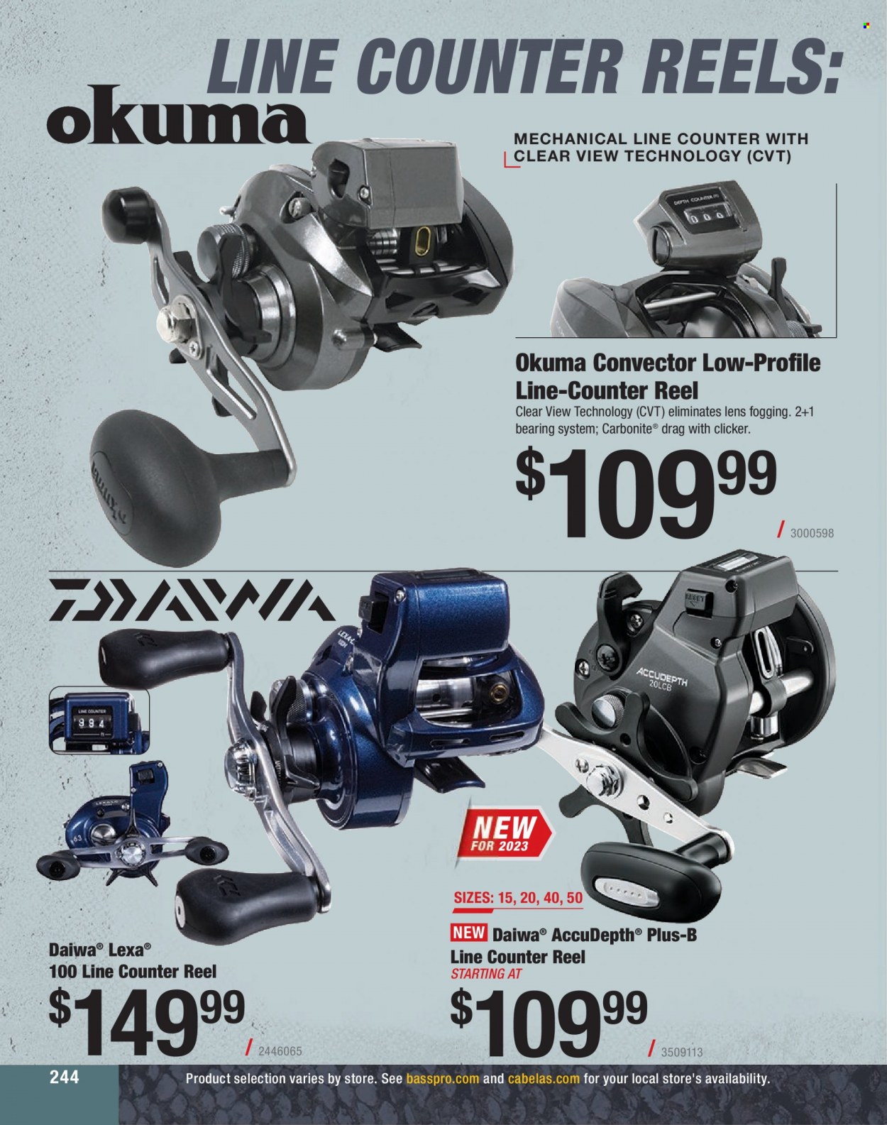 Bass Pro Shops + Cabela's Fishing Master Catalog 2023 - Page 168