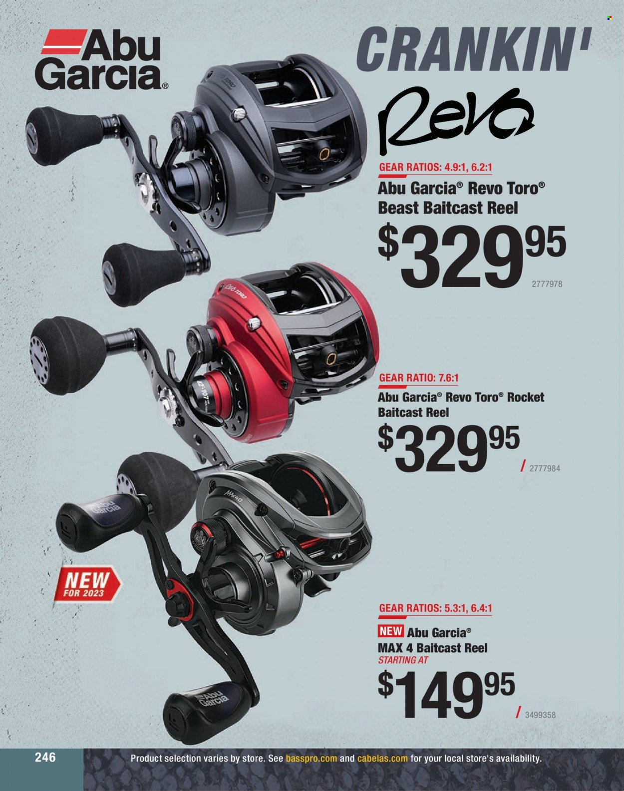 Bass Pro Shops + Cabela's Fishing Master Catalog 2023 - Page 170