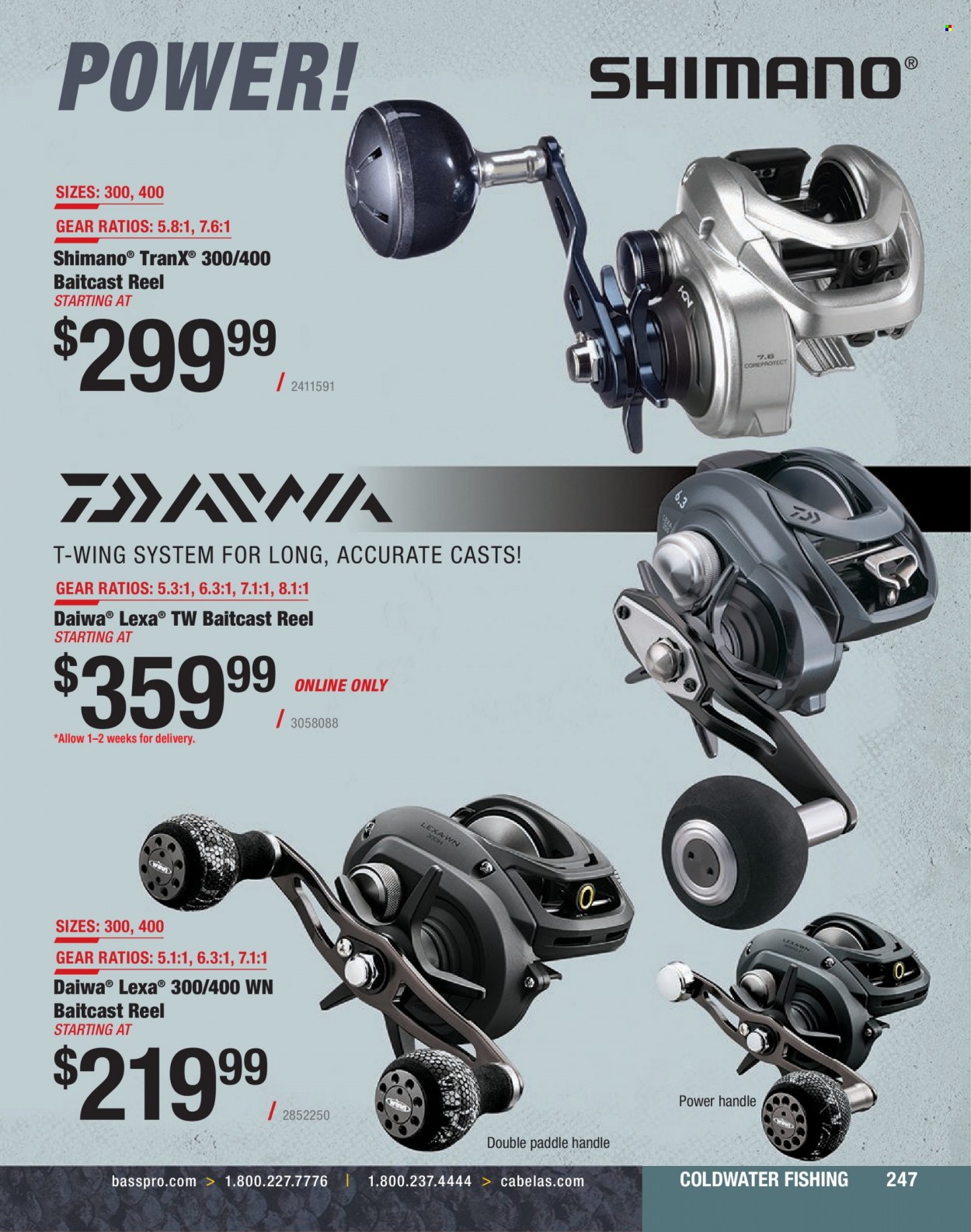 Bass Pro Shops + Cabela's Fishing Master Catalog 2023 - Page 171