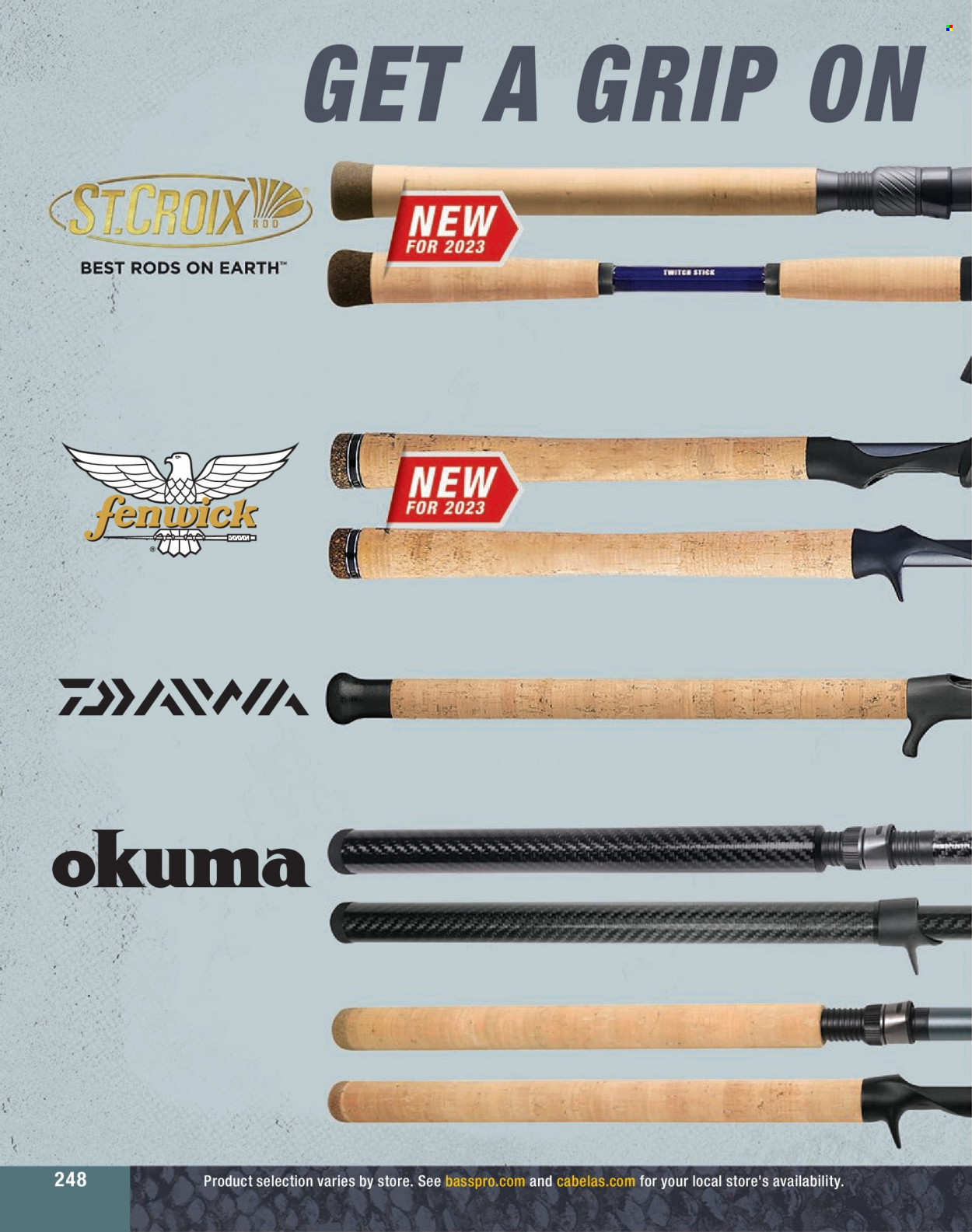Bass Pro Shops + Cabela's Fishing Master Catalog 2023 - Page 172