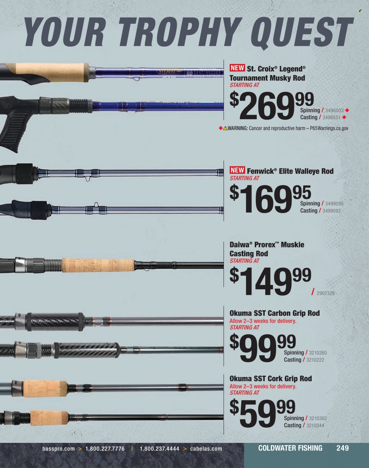 Bass Pro Shops + Cabela's Fishing Master Catalog 2023 - Page 173