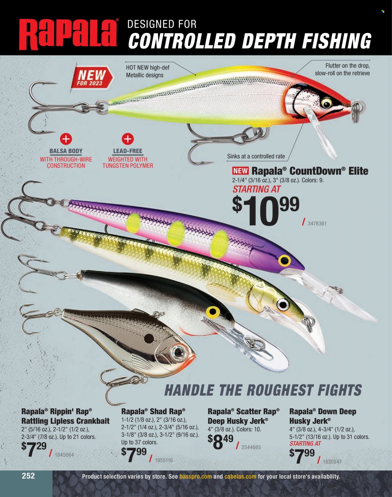 Bass Pro Shops + Cabela's Fishing Master Catalog 2023 - Page 177