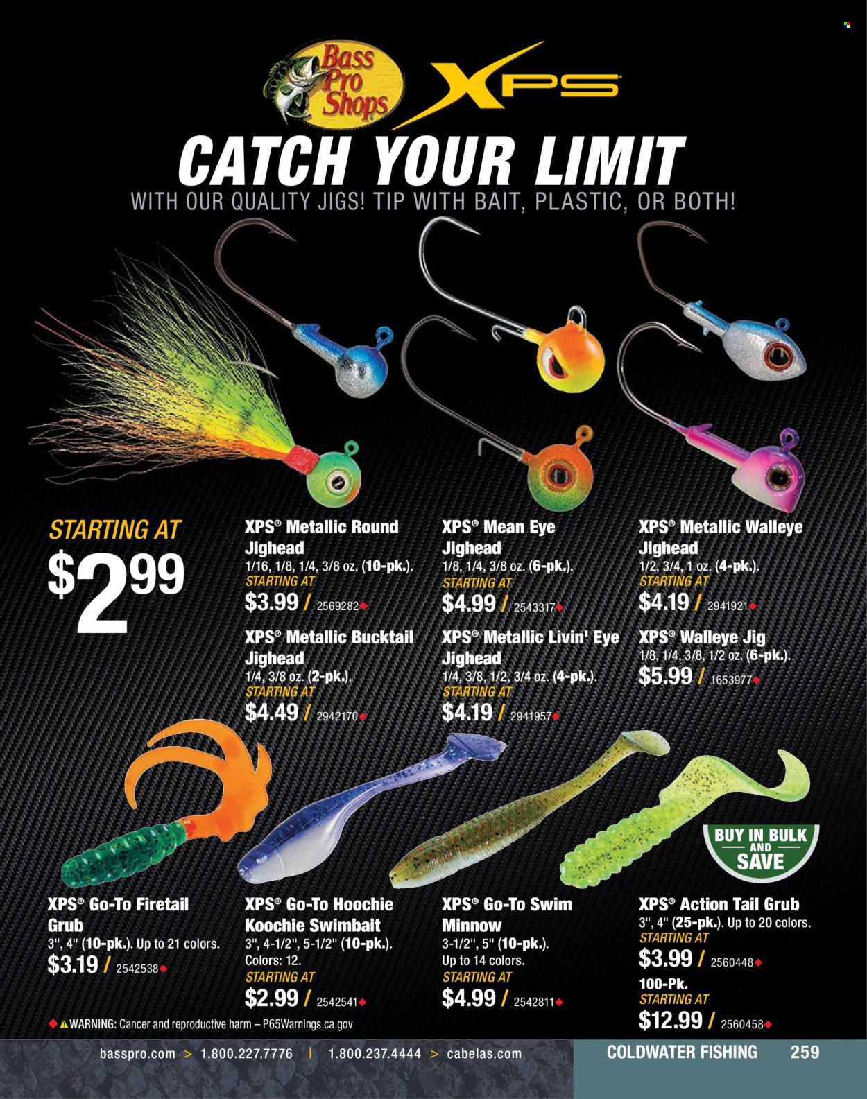 Bass Pro Shops + Cabela's Fishing Master Catalog 2023 - Page 184