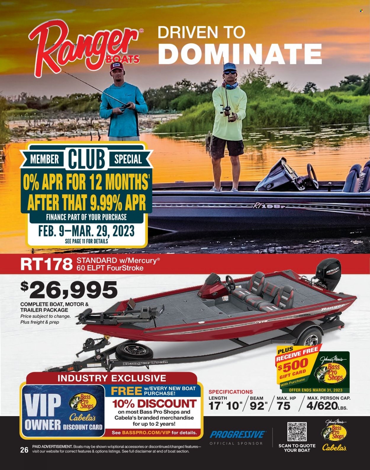 Bass Pro Shops + Cabela's Fishing Master Catalog 2023 - Page 196