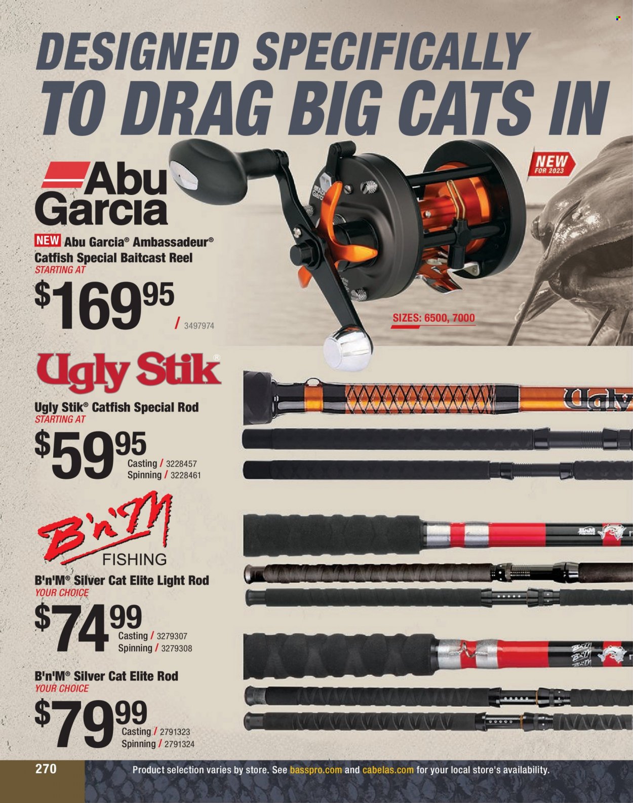 Bass Pro Shops + Cabela's Fishing Master Catalog 2023 - Page 197