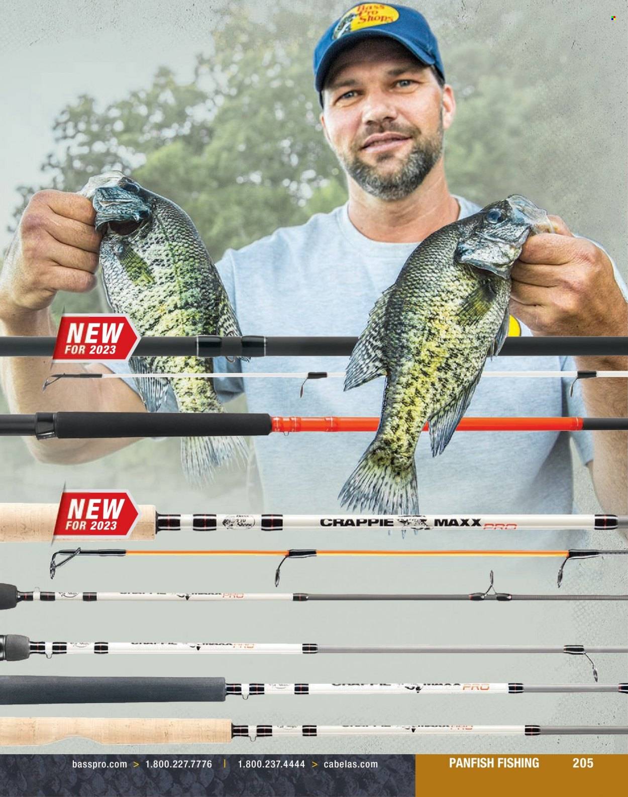 Bass Pro Shops + Cabela's Fishing Master Catalog 2023 - Page 205