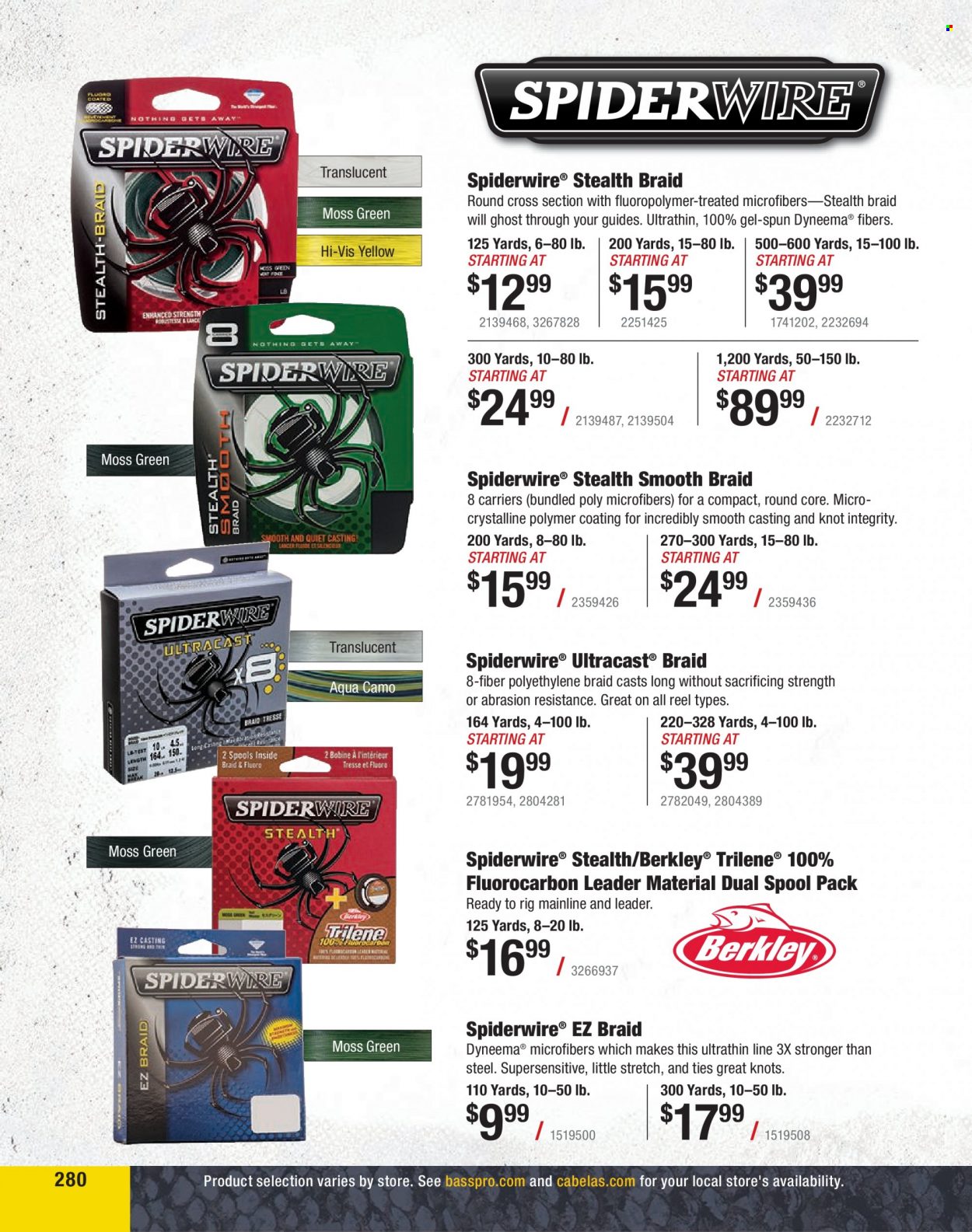 Bass Pro Shops + Cabela's Fishing Master Catalog 2023 - Page 208