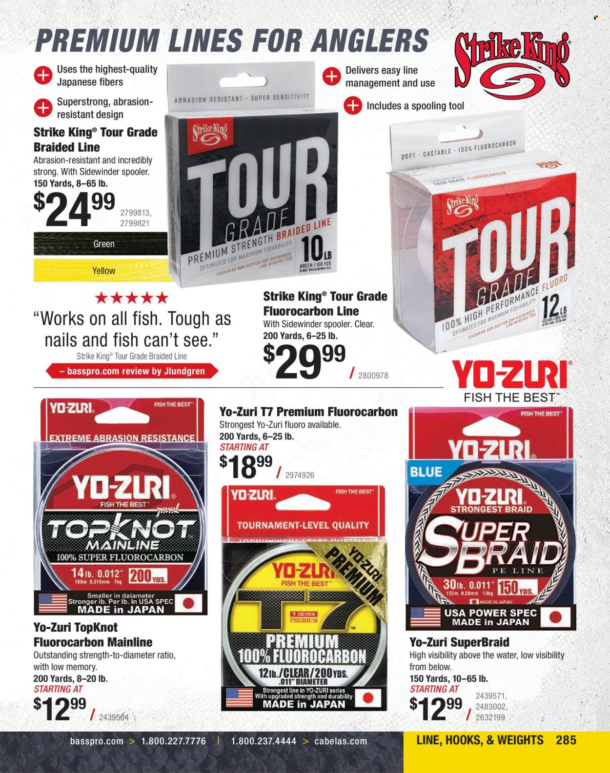 Bass Pro Shops + Cabela's Fishing Master Catalog 2023 - Page 213