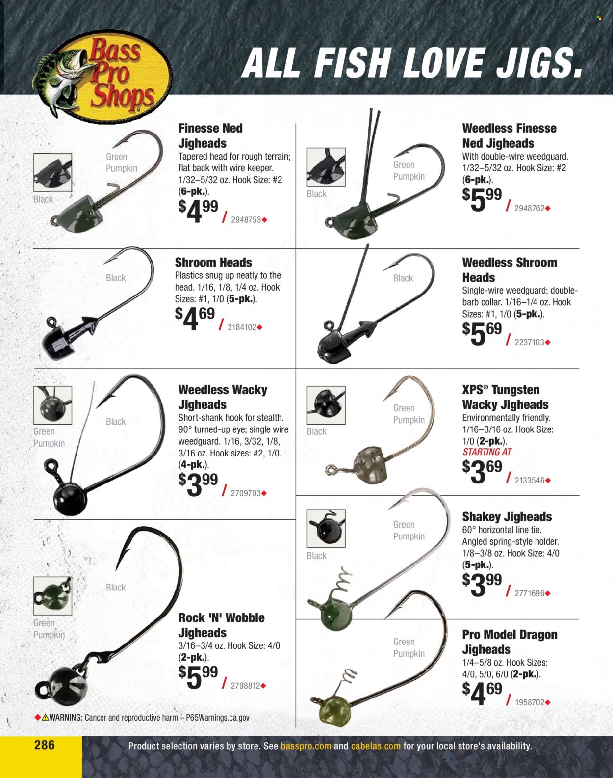 Bass Pro Shops + Cabela's Fishing Master Catalog 2023 - Page 214