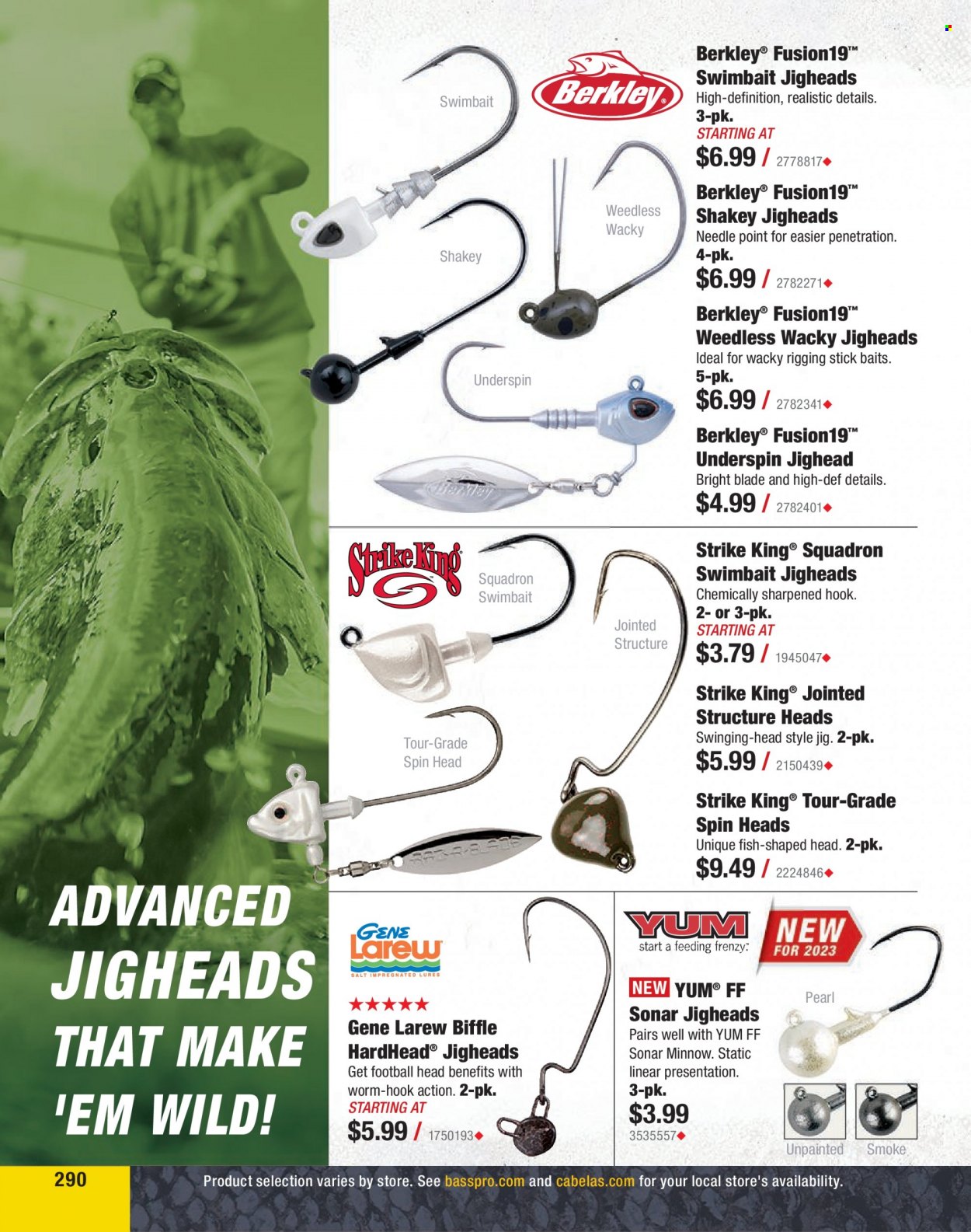 Bass Pro Shops + Cabela's Fishing Master Catalog 2023 - Page 219