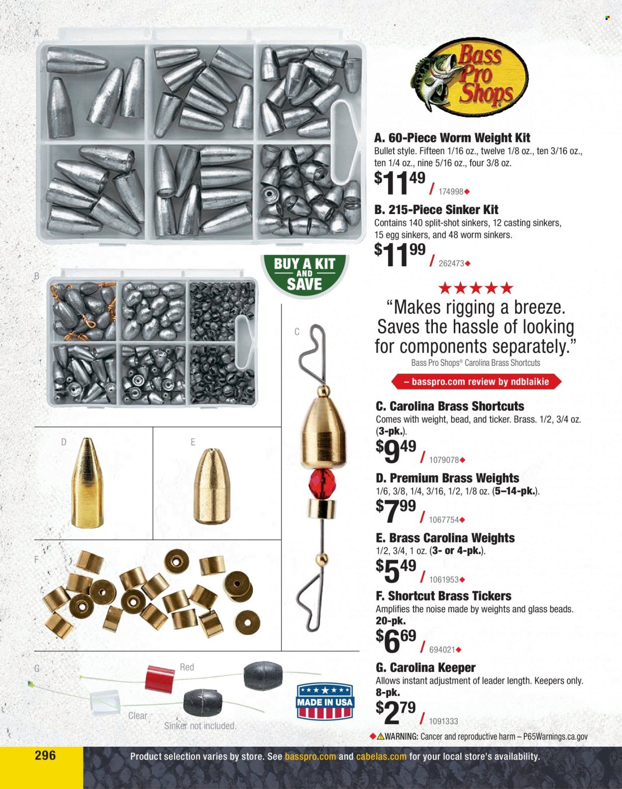 Bass Pro Shops + Cabela's Fishing Master Catalog 2023 - Page 225