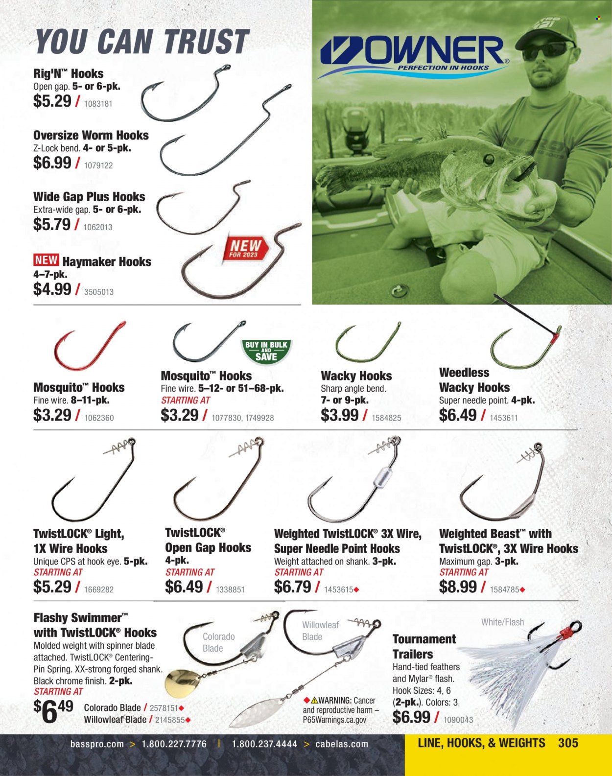 Bass Pro Shops + Cabela's Fishing Master Catalog 2023 - Page 235