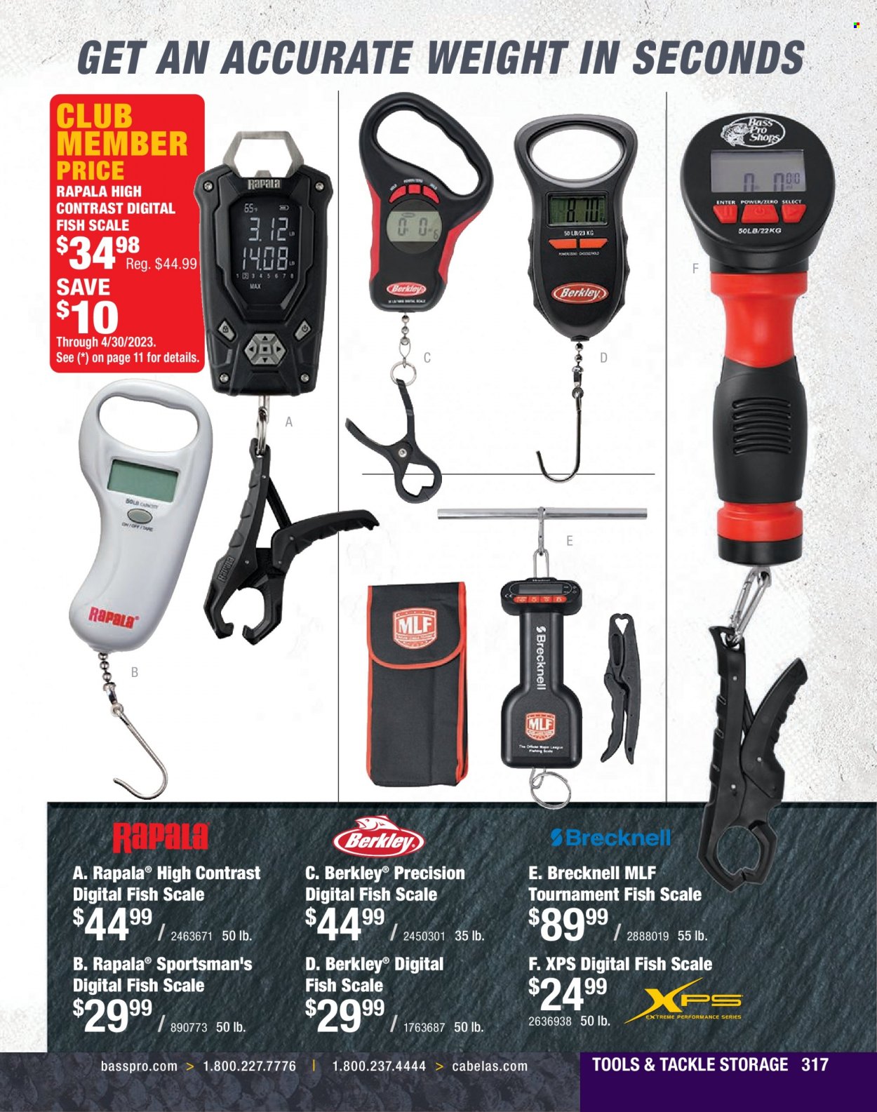 Bass Pro Shops + Cabela's Fishing Master Catalog 2023 - Page 248