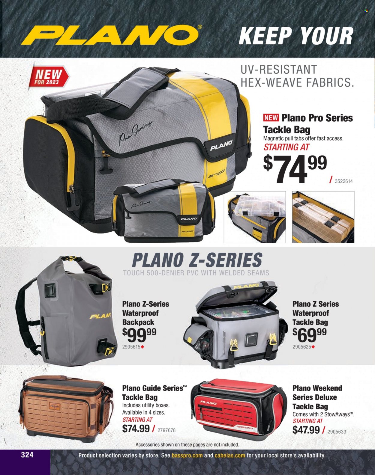 Bass Pro Shops + Cabela's Fishing Master Catalog 2023 - Page 256