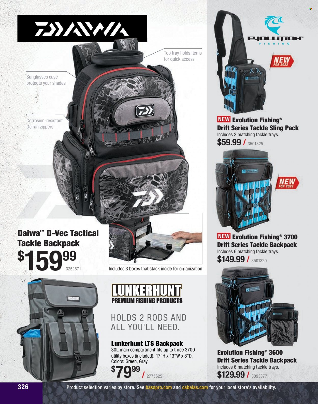 Bass Pro Shops + Cabela's Fishing Master Catalog 2023 - Page 258