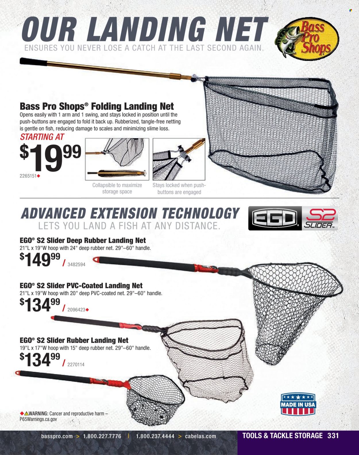 Bass Pro Shops + Cabela's Fishing Master Catalog 2023 - Page 264