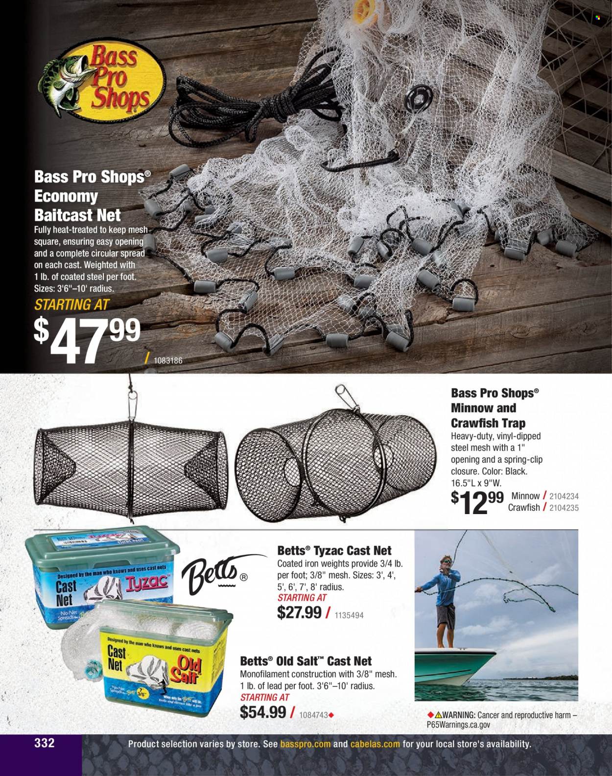 Bass Pro Shops + Cabela's Fishing Master Catalog 2023 - Page 265