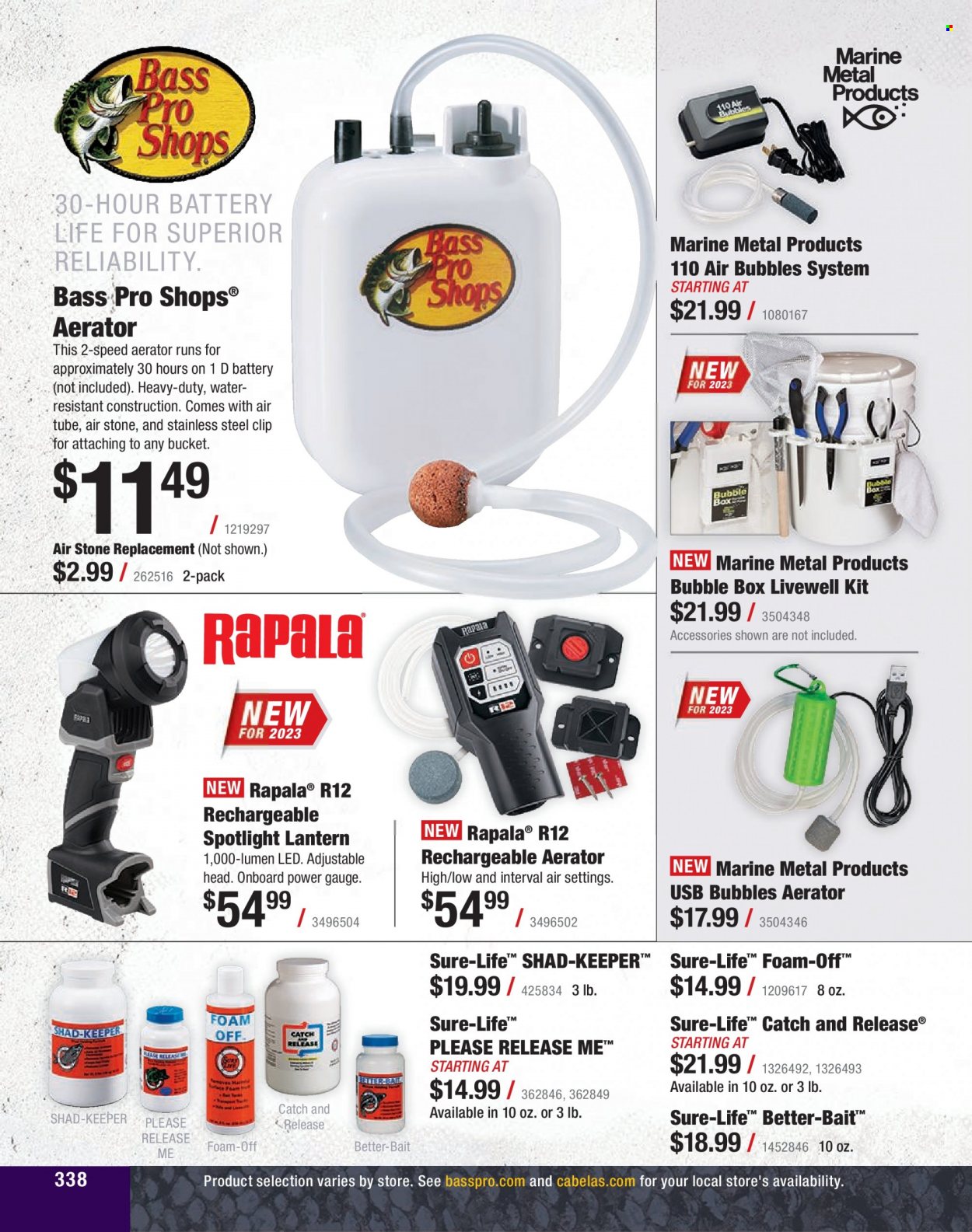 Bass Pro Shops + Cabela's Fishing Master Catalog 2023 - Page 271