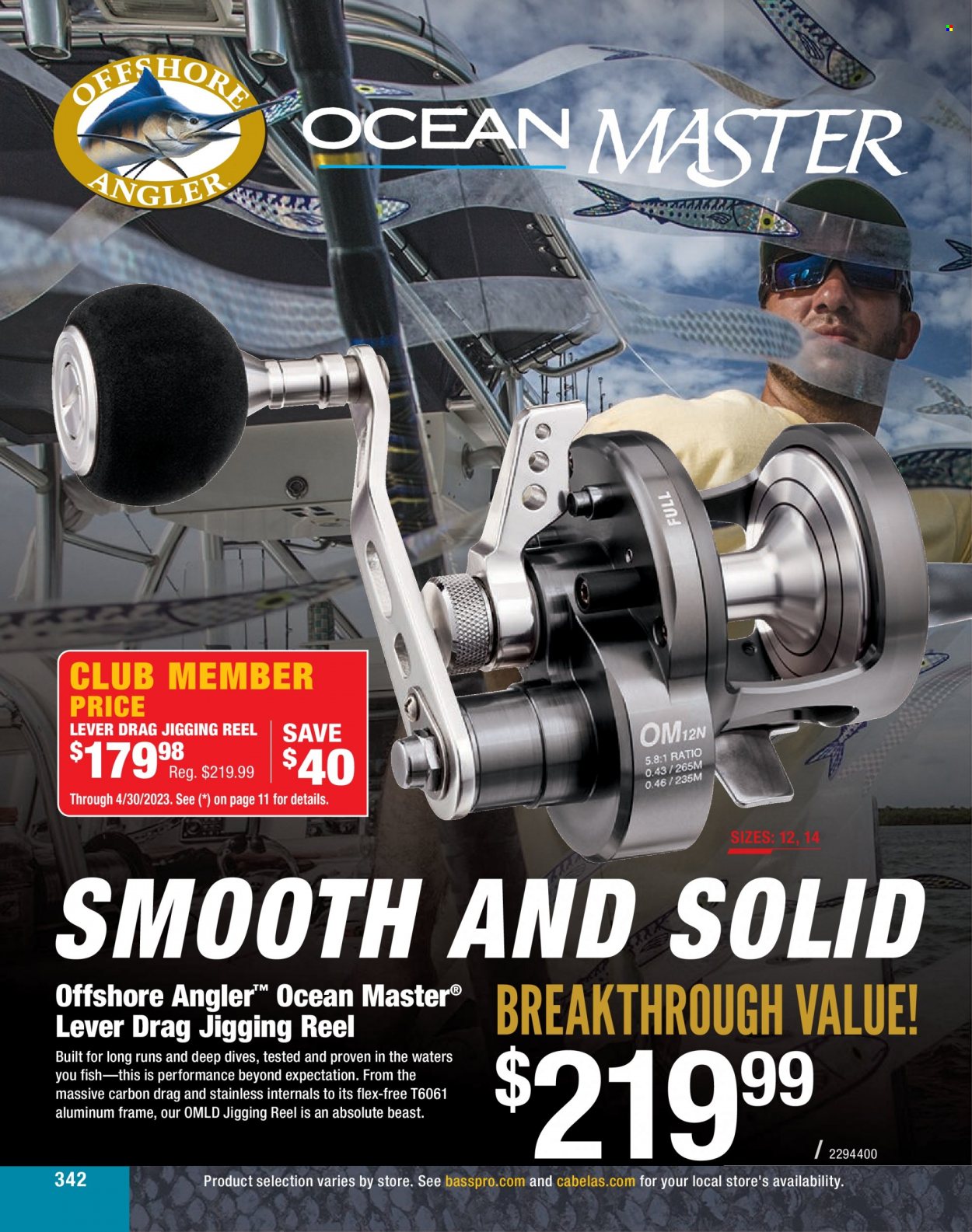 Bass Pro Shops + Cabela's Fishing Master Catalog 2023 - Page 276