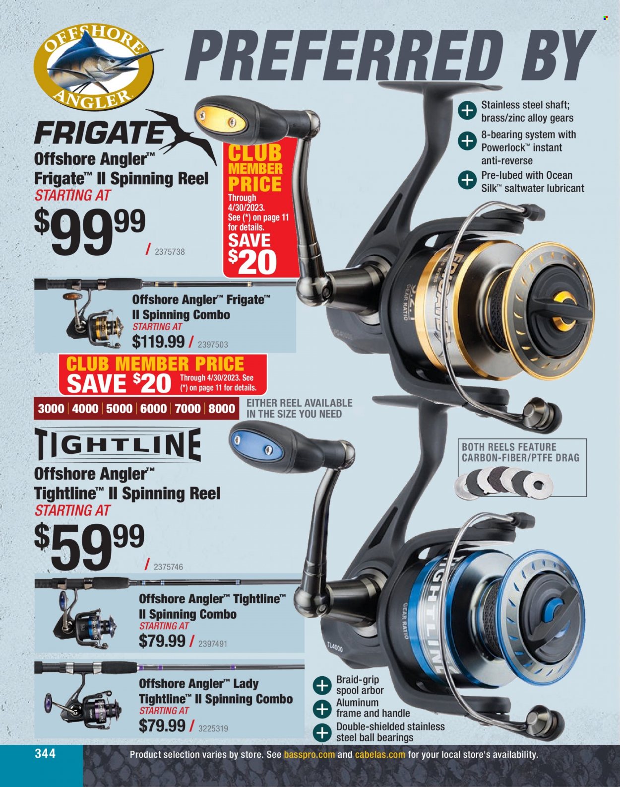 Bass Pro Shops + Cabela's Fishing Master Catalog 2023 - Page 278