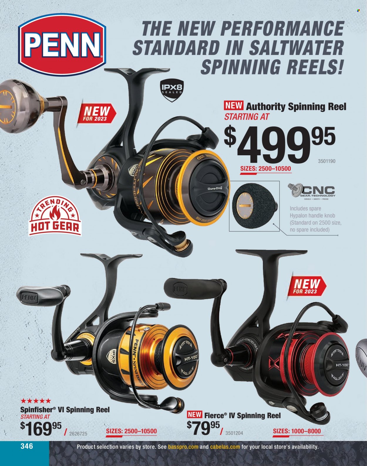 Bass Pro Shops + Cabela's Fishing Master Catalog 2023 - Page 280