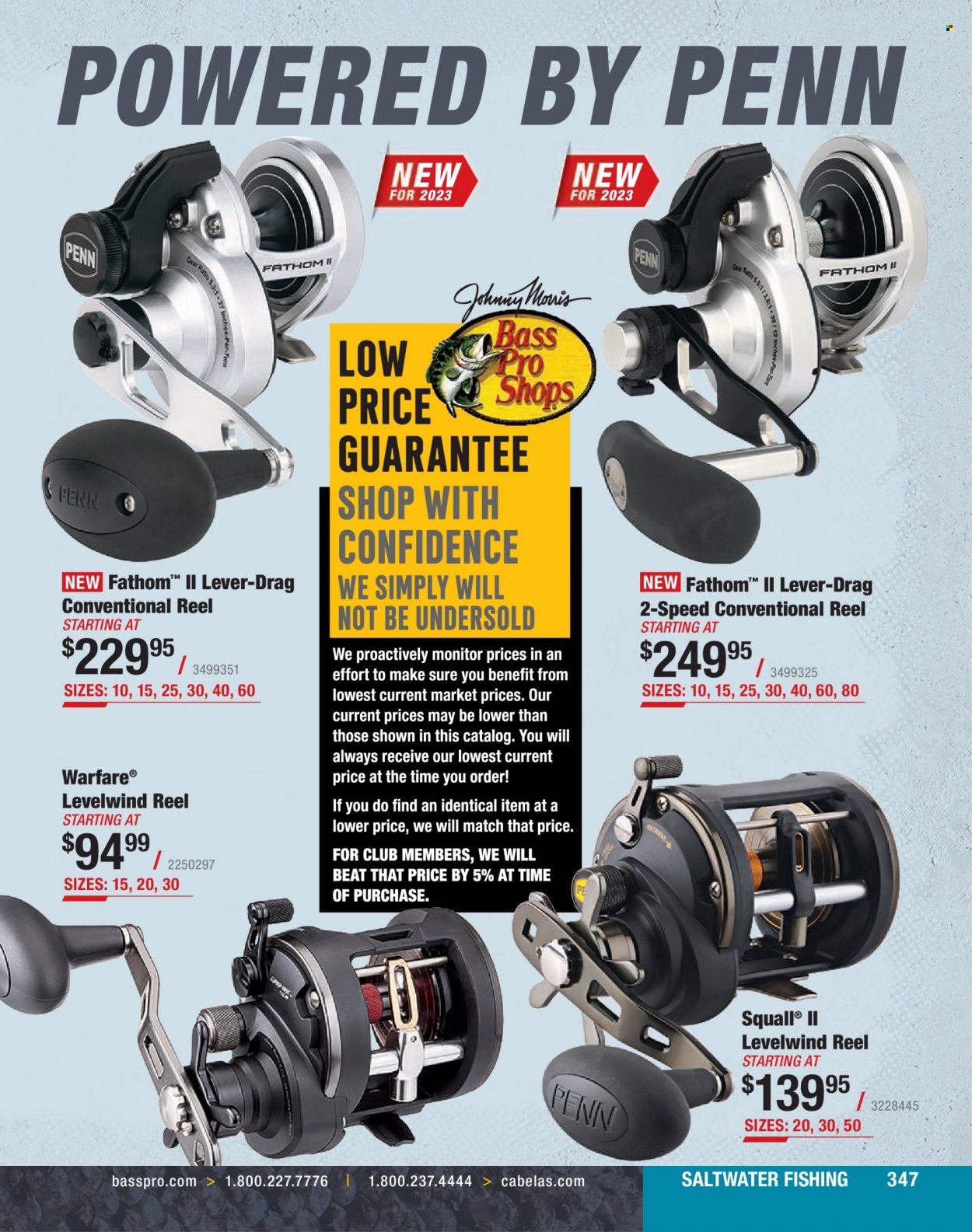Bass Pro Shops + Cabela's Fishing Master Catalog 2023 - Page 281