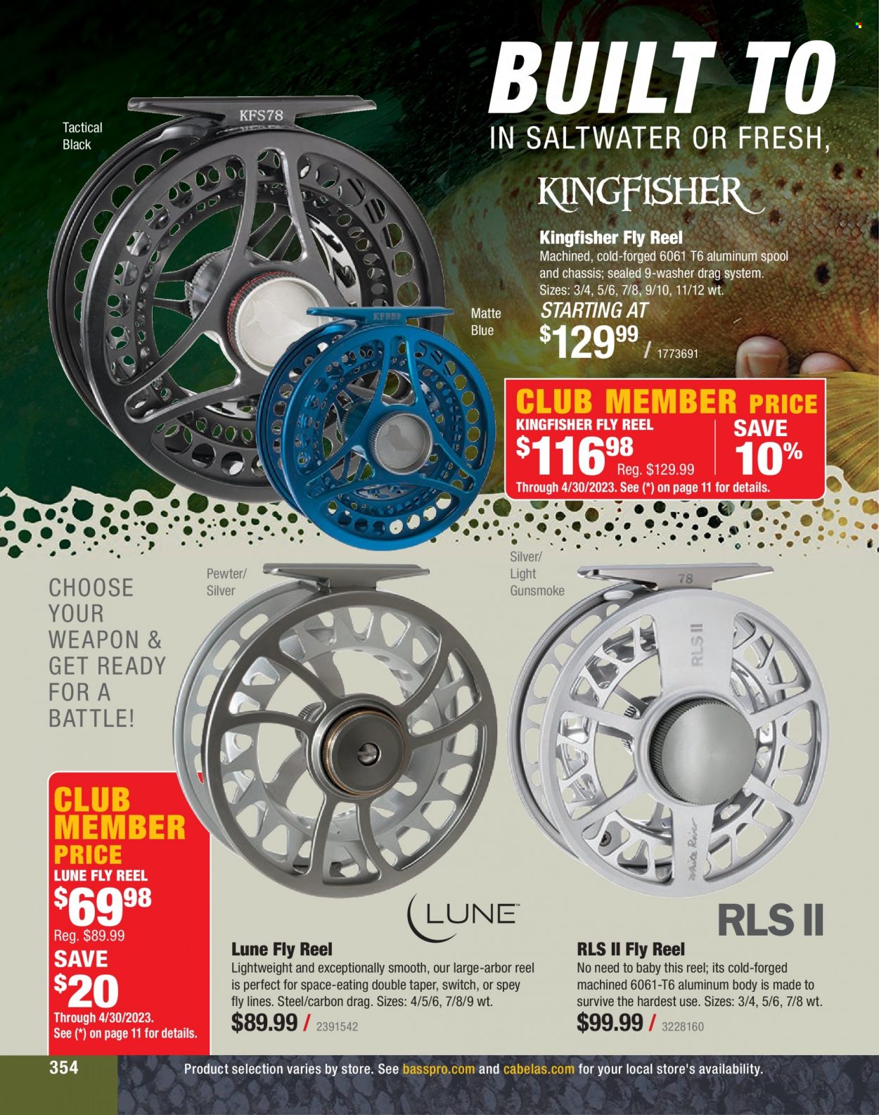 Bass Pro Shops + Cabela's Fishing Master Catalog 2023 - Page 289