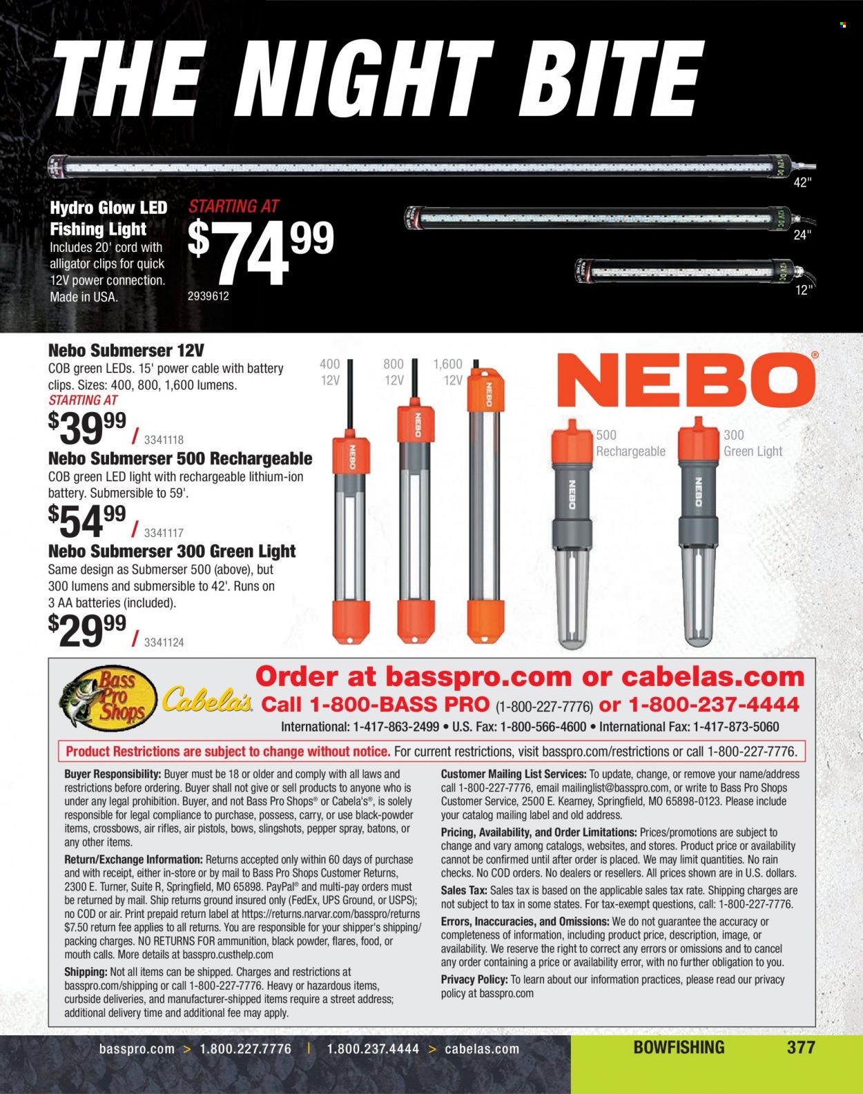 Bass Pro Shops + Cabela's Fishing Master Catalog 2023 - Page 314