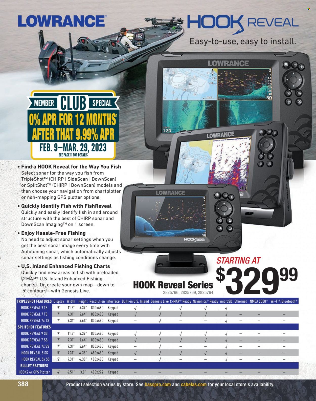 Bass Pro Shops + Cabela's Fishing Master Catalog 2023 - Page 326