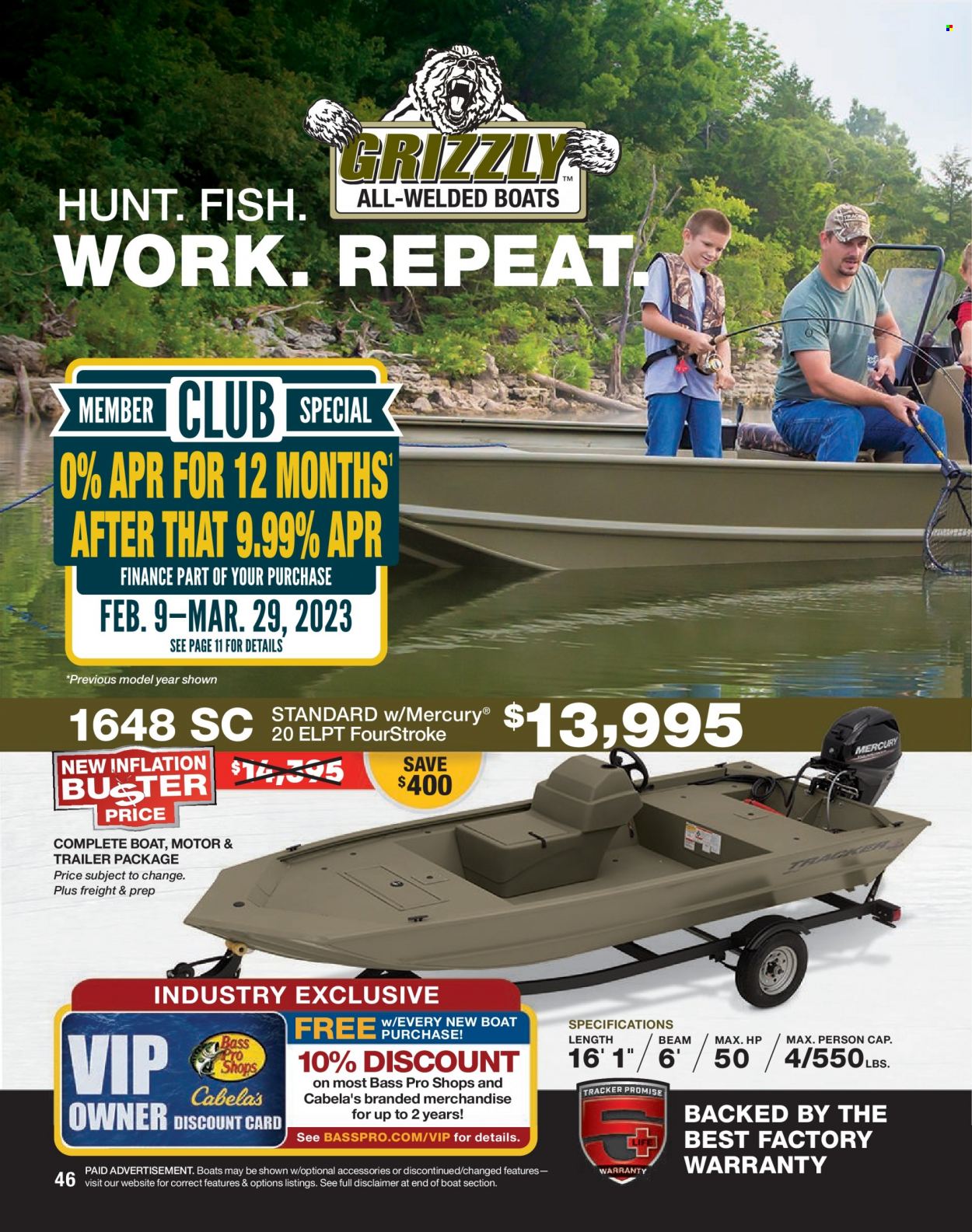 Bass Pro Shops + Cabela's Fishing Master Catalog 2023 - Page 416