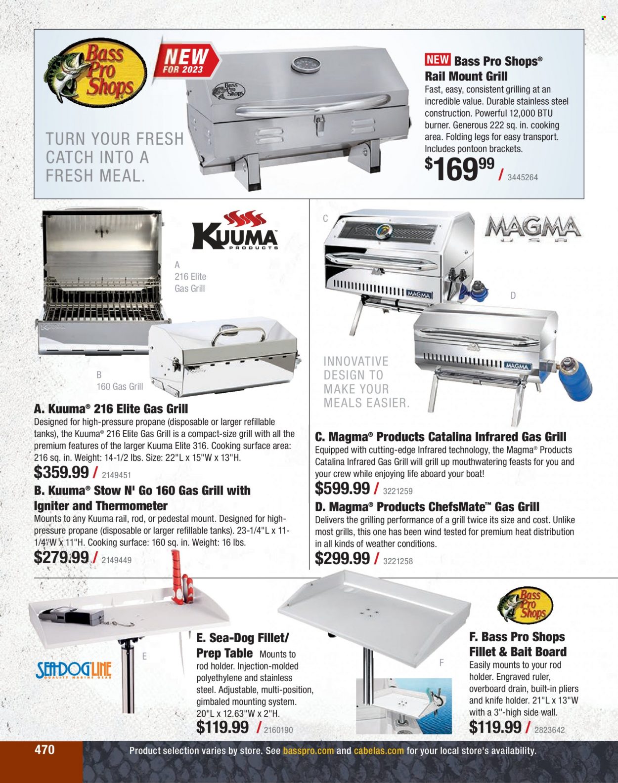 Bass Pro Shops + Cabela's Fishing Master Catalog 2023 - Page 417